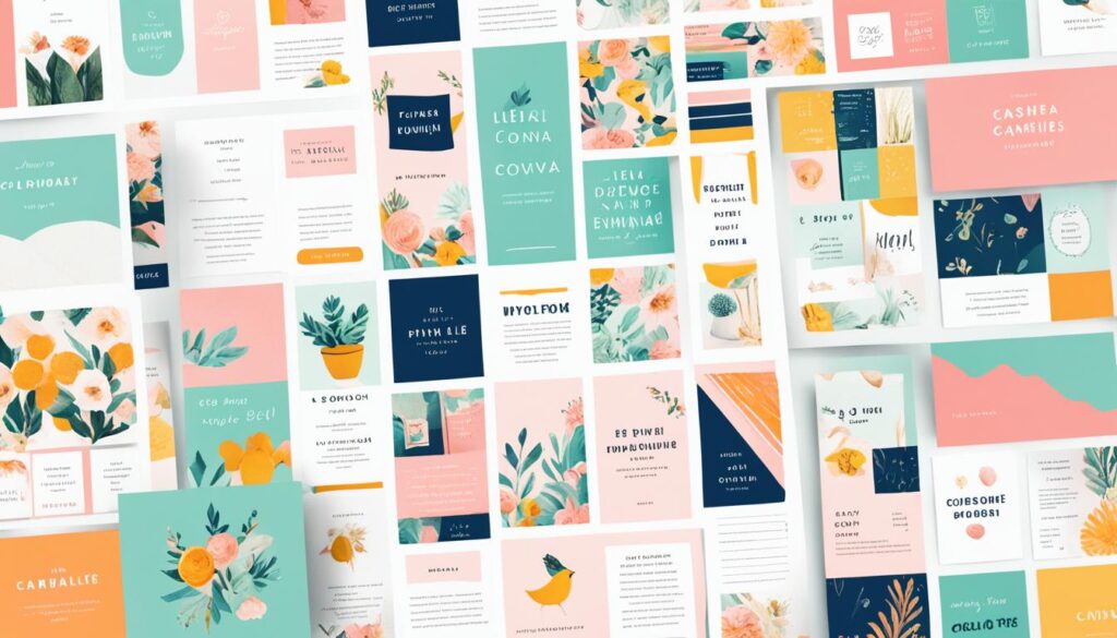 Canva templates and digital products