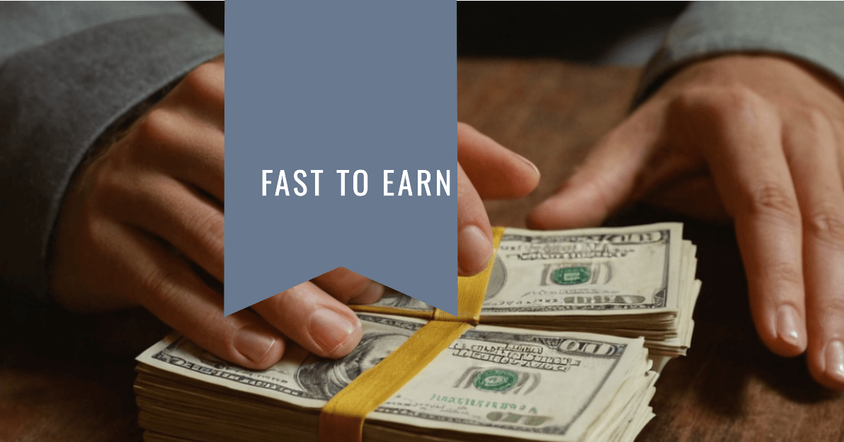 Quick Money Gigs Fast To Earn